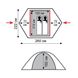 Палатка двухслойная двухместная Tramp Sarma V2 TRT-030 Серый (iz00056) iz00056 фото 4