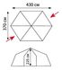 Тент намет Tramp Mosquito green 370*430*225 см Зелений iz00118 фото 2