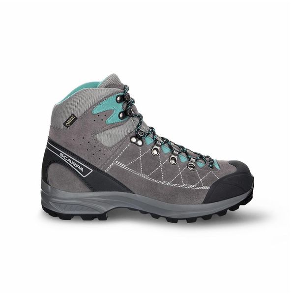 Ботинки Scarpa Kailash Trek GTX WMN 39,5 Серый-Голубой 8025228914894 фото