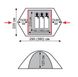 Намет туристичний двомісний Tramp Peak 2 V2 TRT-025 Сірий (iz00054) iz00054 фото 4